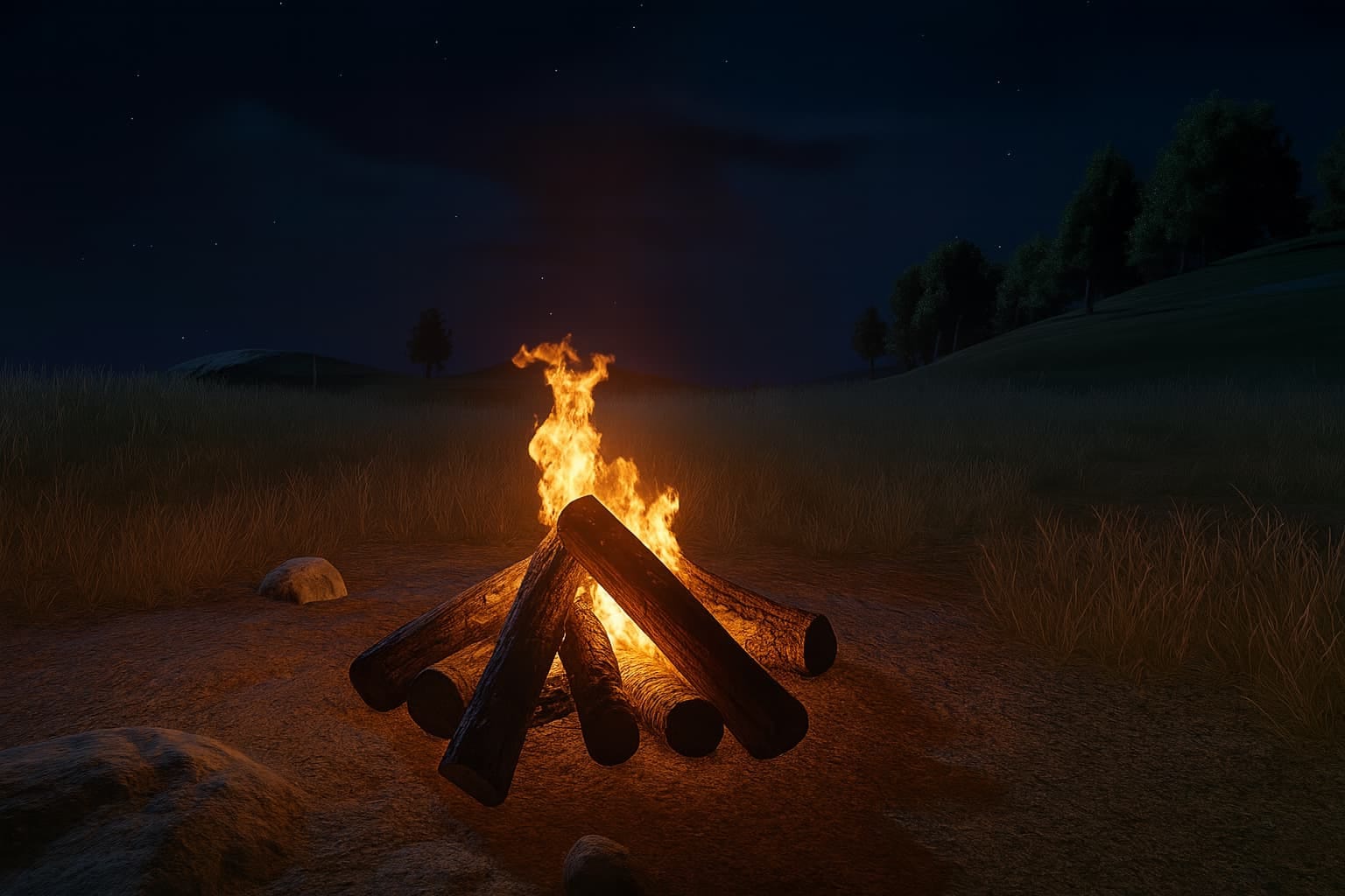 焚き火